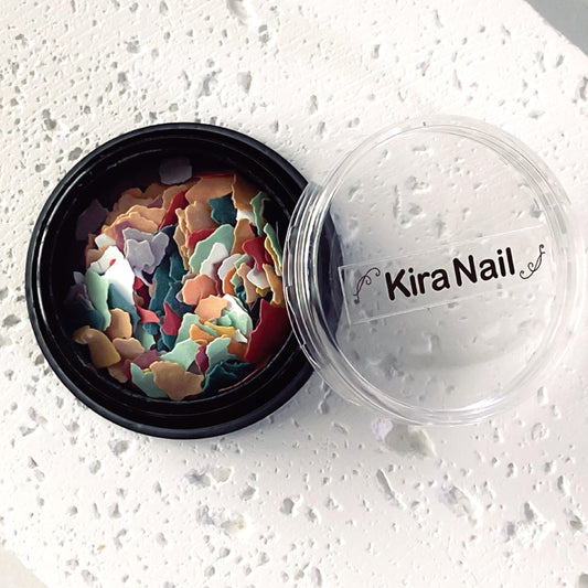 【KiraNail ニュアンスくすみカラーフレーク】 KiraNail Nuance Dusty Color Flakes (1g)