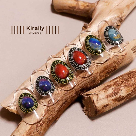 KiraNail Kirally Mainee プロデュース Brooch Drop Nail Sticker