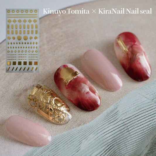 KiraNail Kirally Kinuyo Tomita × KiraNail Nail Sticker