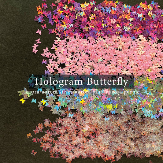 KiraNail HOLOGRAM バタフライ ケース入 / Butterfly Hologram Mix